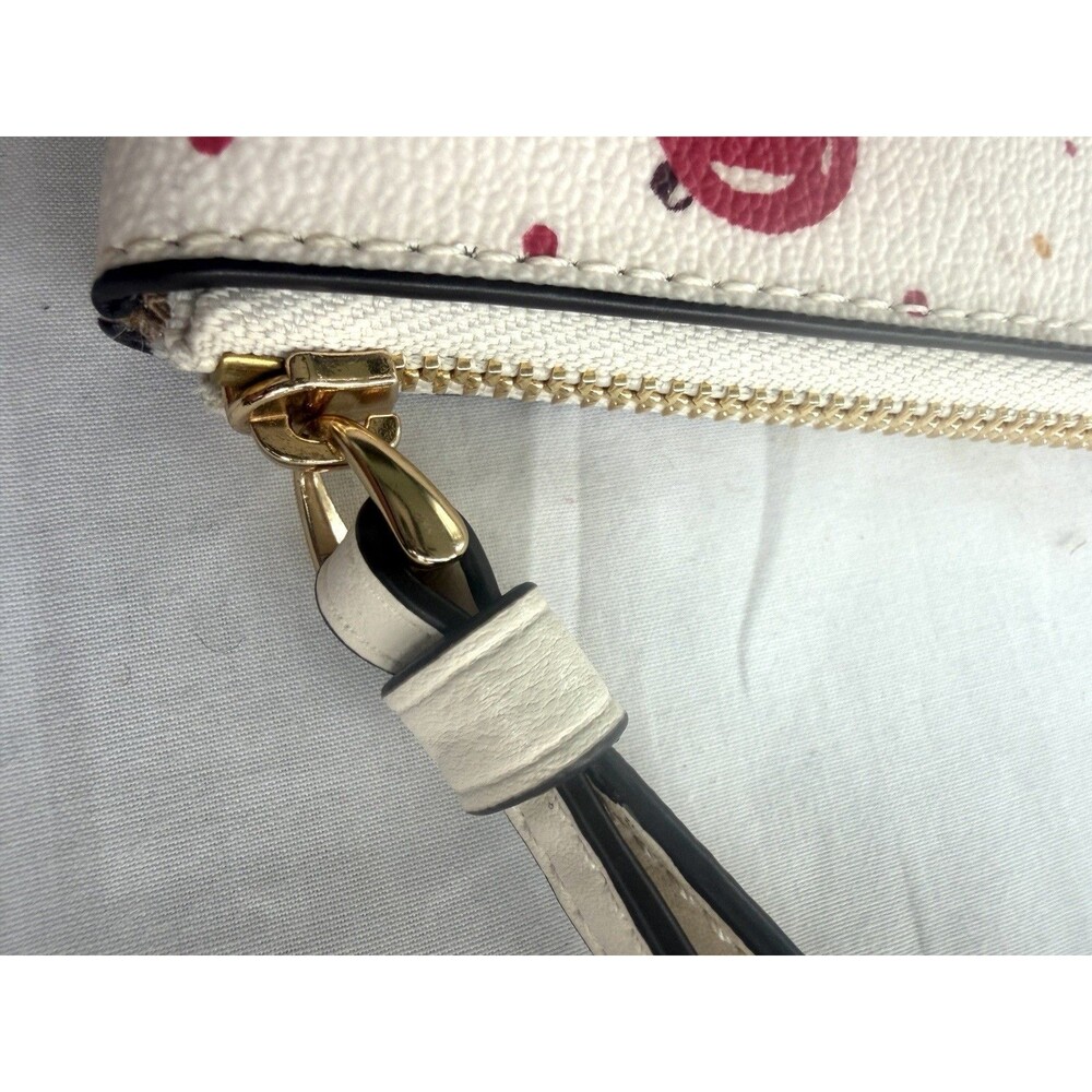 Coach Corner Zip Wristlet C7406 • Holiday Ornament Print - Christmas Print - Picture 8 of 16